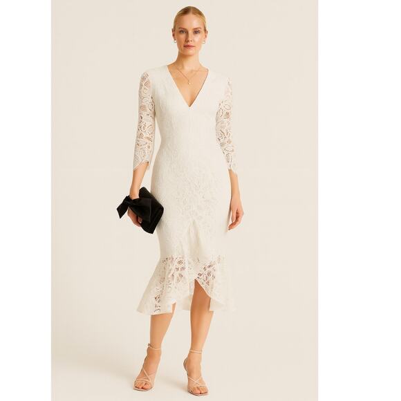 Alexis Nadege Lace Maxi Dress Ivory White XS - Picture 1 of 8